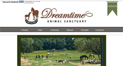 Desktop Screenshot of dreamtimesanctuary.org